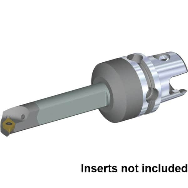 Kennametal - Right Hand Cut, 20mm Min Bore Diam, Size KM40TS Carbide Modular Boring Cutting Unit Head - 80mm Max Bore Depth, Through Coolant, Compatible with DP.. 070204, DP.. 2151 - A1 Tooling