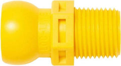 Loc-Line - 1/2" Hose ID, Male to Female Coolant Hose Connector - 3/8" NPT, For Loc-Line Modular Hose Systems - A1 Tooling