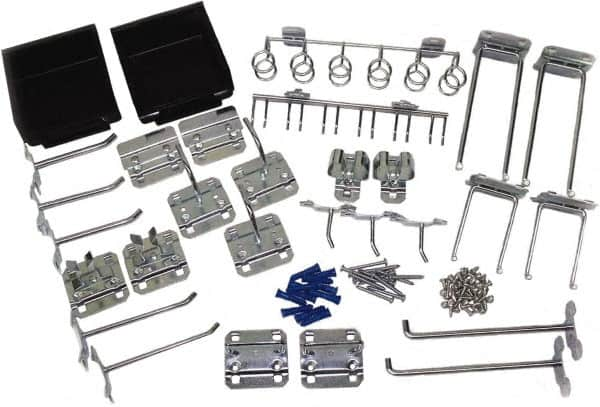 Triton - 30 Piece, Pegboard Hook Set - Zinc Alloy & Steel - A1 Tooling