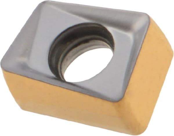 Iscar - H490 ANKX090408 TR Grade IC830 Carbide Milling Insert - TiAlN/TiN Finish, 0.2047" Thick, 0.8mm Corner Radius - A1 Tooling