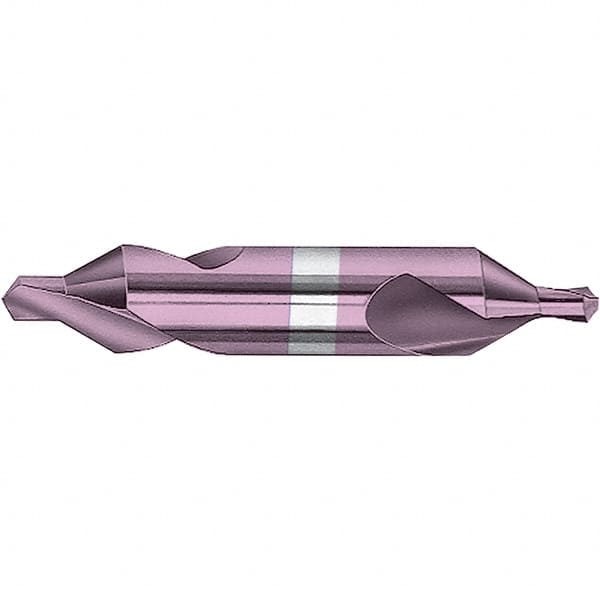 Magafor - #6 Plain Cut 60° Incl Angle Solid Carbide Combo Drill & Countersink - A1 Tooling