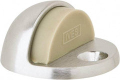 IVES - 4" Projection Floor Door Stop - Screw Mount, Satin Chrome Finish - A1 Tooling