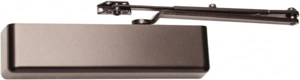 Falcon - 13-1/4" Closer Body Length, Medium Duty Multi-Sized Door Closer Manual Damper - Dark Bronze Finish, Non-Handed - A1 Tooling