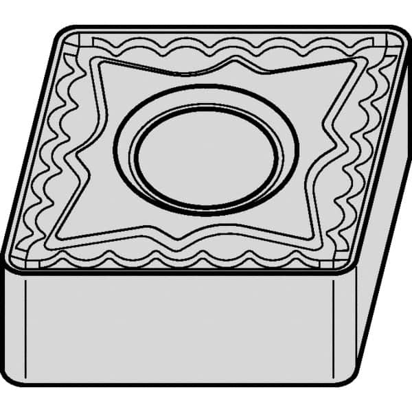 Kennametal - CNMG544 MG Grade KCP10B Carbide Turning Insert - TiOCN Finish, 80° Diamond, 5/8" Inscr Circle, 1/4" Thick, 1/16" Corner Radius - A1 Tooling