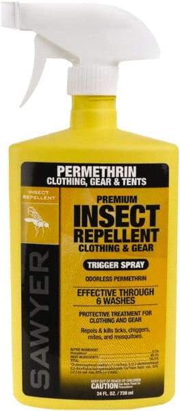 Sawyer - 24 oz 0.5% Permethrin Pump Spray - For Mosquitos, Ticks, Mites, Chiggers, Flies - A1 Tooling