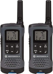 Motorola - 16 Mile Range, 22 Channel, 0.5 & 1.5 Watt, Series Talkabout, Recreational Two Way Radio - FRS/GMRS Band, 462.55 to 467.7125 Hz, AA & NiMH Battery, 12 NiMH & 29 AA hr Life, 9.45" High x 8.66" Wide x 2.44" Deep, Low Battery Alerts - A1 Tooling