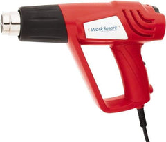 Value Collection - 122 to 1,022°F Heat Setting, Heat Gun - 120 Volts, 12.5 Amps, 1,500 Watts, 6' Cord Length - A1 Tooling