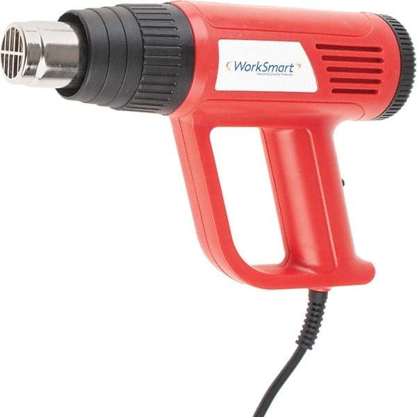 Value Collection - 104 to 932°F Heat Setting, Heat Gun - 120 Volts, 12.5 Amps, 1,500 Watts, 6' Cord Length - A1 Tooling