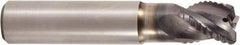 Seco - 25mm, 3 Flute, Single End, Solid Carbide, 0.5mm Corner Radius End Mill - 125mm OAL, 37.5° Helix, Right Hand Flute, 50mm LOC, Right Hand Cut, 75mm Extended Reach - A1 Tooling