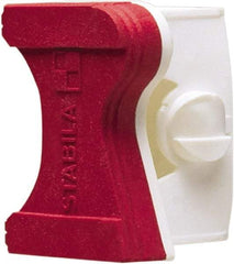 Stabila - Level Replacement End Cap Mount - Red, Use with R300 Series Levels - A1 Tooling