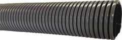 Flexaust - 2" ID, 29 Hg Vac Rating, 15 psi, Polyethylene Vacuum & Duct Hose - 50' Long, Gray, 4-1/4" Bend Radius, -40 to 140°F - A1 Tooling