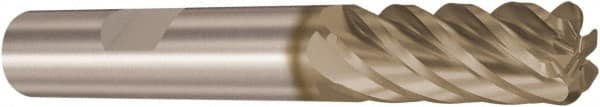 Seco - 20mm, 6 Flute, Single End, Solid Carbide, 4mm Corner Radius End Mill - 121mm OAL, 38° Helix, Right Hand Flute, 62mm LOC, Right Hand Cut - A1 Tooling