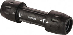 Transair - 1/2" ID, 16.5mm OD, Union - Plastic, 232 Max psi, 4-3/4" Long - A1 Tooling