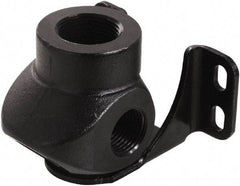 Transair - Three Port Wall Bracket - Plastic, 232 Max psi, 3/4 & 1/2 & 1/4 Female NPT, 3-5/16" Long - A1 Tooling