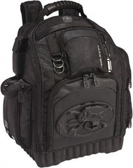 Dead On - 34 Pocket Black Polyester Backpack Tool Bag - 17" Wide x 10" Deep x 20" High - A1 Tooling