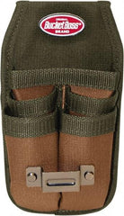 Bucket Boss - 1 Pocket Holster - Polyester, Brown & Green, 4-1/2" Wide x 9-1/2" High - A1 Tooling