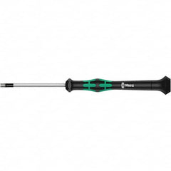 Wera - 0.035" Precision Miniature Hex Driver - 1-37/64" Bade Length, Multi Handle, 157mm OAL - A1 Tooling