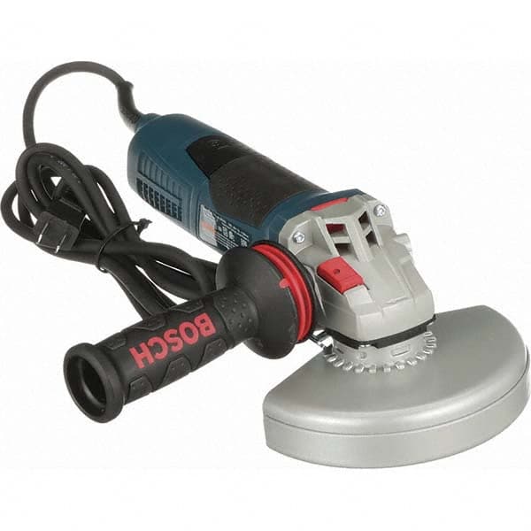 Bosch - 6" Wheel Diam, 9,300 RPM, Corded Angle & Disc Grinder - 5/8-11 Spindle, 120 Volts, 13 Amps - A1 Tooling