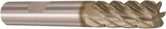 Seco - 25mm, 6 Flute, Single End, Solid Carbide, 0.5mm Corner Radius End Mill - 146mm OAL, 38° Helix, Right Hand Flute, 78mm LOC, Right Hand Cut - A1 Tooling