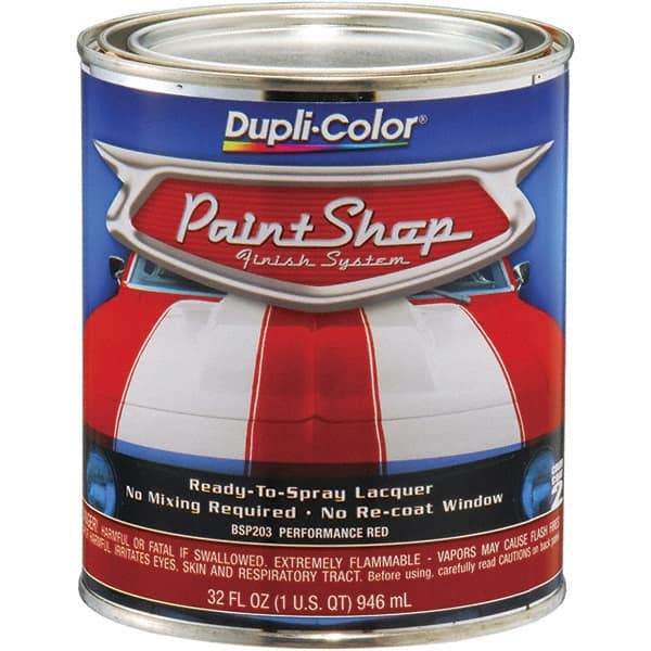 Dupli-Color - Performance Red Automotive Topcoat - 1 Qt Can - A1 Tooling