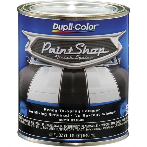 Dupli-Color - Jet Black Automotive Topcoat - 1 Qt Can - A1 Tooling