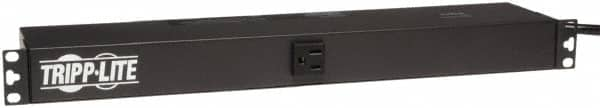 Tripp-Lite - 13 Outlets, 120 VAC15 Amps, 15' Cord, Power Outlet Strip - Rack Mount, 5-15R NEMA Configuration, 19" Strip - A1 Tooling