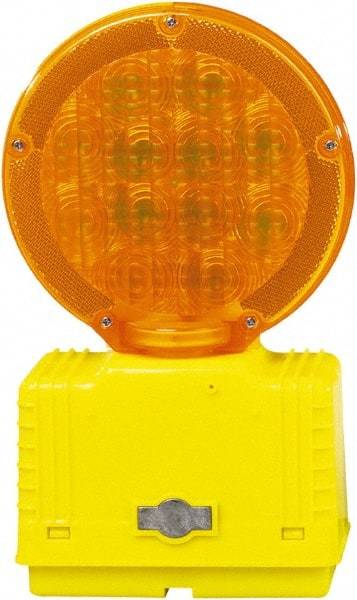 PRO-SAFE - Solar Barricade Lamp - 2 Lb, Yellow & Amber - A1 Tooling