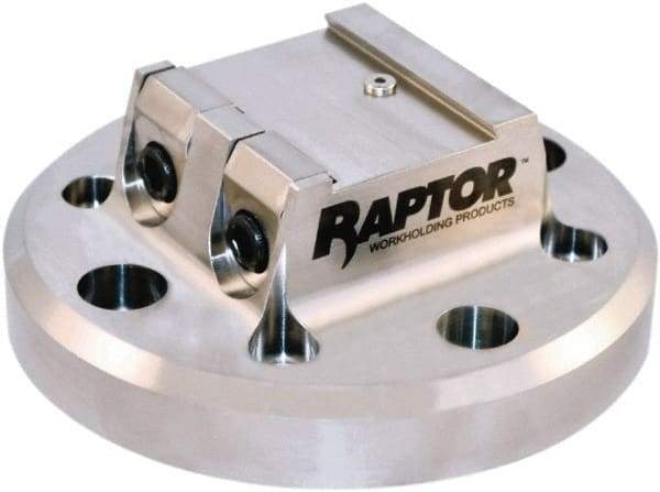 Raptor Workholding - 1-1/2" Jaw Width, 2" High Dovetail Vise - For Use with 4 & 5 Axis Workholding Systems - A1 Tooling