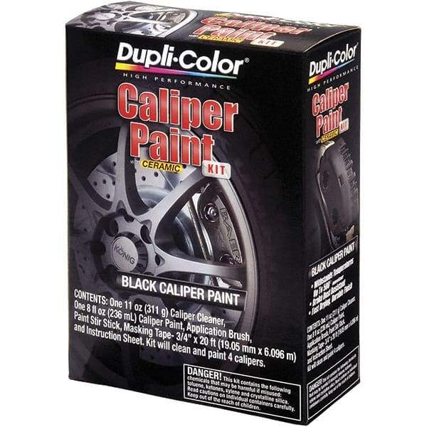 Dupli-Color - 16 oz Matte Black Automotive Heat Resistant Paint - Matte Finish, 500°F Max Temp, Comes in Aerosol Can - A1 Tooling