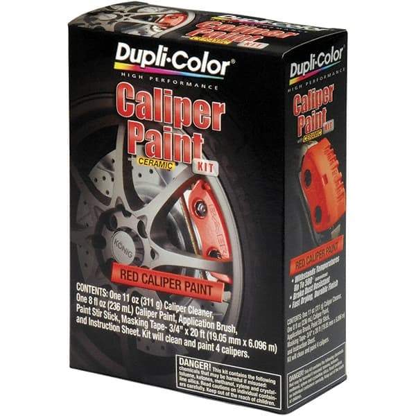 Dupli-Color - 16 oz Red Automotive Heat Resistant Paint - Gloss Finish, 500°F Max Temp, Comes in Aerosol Can - A1 Tooling