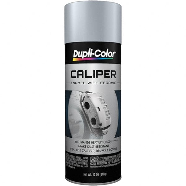 Dupli-Color - 12 oz Silver Automotive Heat Resistant Paint - Gloss Finish, 500°F Max Temp, Comes in Aerosol Can - A1 Tooling