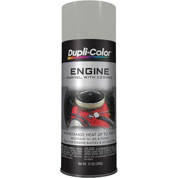 Dupli-Color - 12 oz Cast Coat Automotive Heat Resistant Paint - Metallic Finish, 500°F Max Temp, Comes in Aerosol Can - A1 Tooling