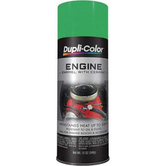 Dupli-Color - 12 oz Grabber Green Automotive Heat Resistant Paint - Gloss Finish, 500°F Max Temp, Comes in Aerosol Can - A1 Tooling