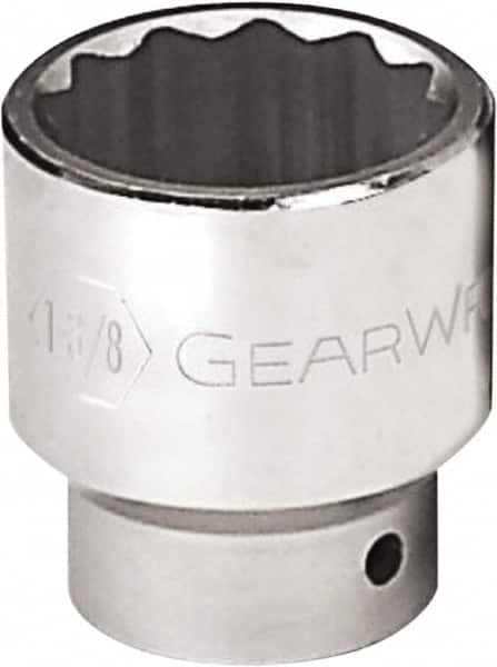 GearWrench - 2-5/16", 3/4" Drive, Standard Hand Socket - 12 Points, 3.07" OAL, Alloy Steel, Chrome Finish - A1 Tooling