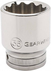 GearWrench - 3/4" Drive, Standard Hand Socket - 12 Points, 2.95" OAL, Alloy Steel, Chrome Finish - A1 Tooling