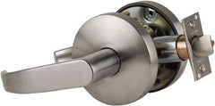 Falcon - Grade 1 Classroom Lever Lockset for 1-3/8" Thick Doors - 2-3/4" Back Set, No Cylinder, Steel, Satin Chrome Finish - A1 Tooling