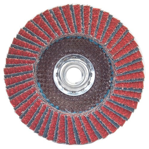 ‎4-1/2″ × 5/8″-11 60 Grit Type 29 Red Heat Flap Disc - A1 Tooling