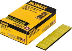 DeWALT - 1-1/4" Long x 1/4" Wide, 18 Gauge Crowned Construction Staple - Steel, Copper Finish, Chisel Point - A1 Tooling