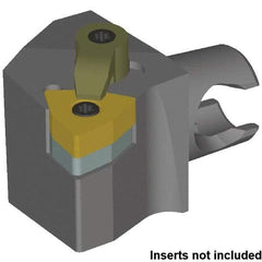 Kennametal - Right Hand Cut, Size KM20, WN.. 0804.. & WN.. 432 Insert Compatiblity, External Modular Turning & Profiling Cutting Unit Head - 12.5mm Ctr to Cutting Edge, 25mm Head Length, Series Kenloc - A1 Tooling