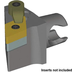 Kennametal - Left Hand Cut, Size KM25, DN.. 1104.. & DN... 332 Insert Compatiblity, External Modular Turning & Profiling Cutting Unit Head - 16mm Ctr to Cutting Edge, 30mm Head Length, Series Kenloc - A1 Tooling