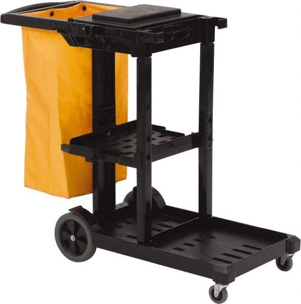 O-Cedar - 100 Qt Plastic Janitor Cart - 18-1/4" Width - A1 Tooling