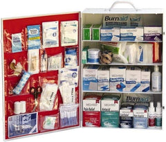 Medique - 1,145 Piece, 200 Person, Industrial First Aid Kit - 15" Wide x 5-1/2" Deep x 22" High, Metal Cabinet - A1 Tooling