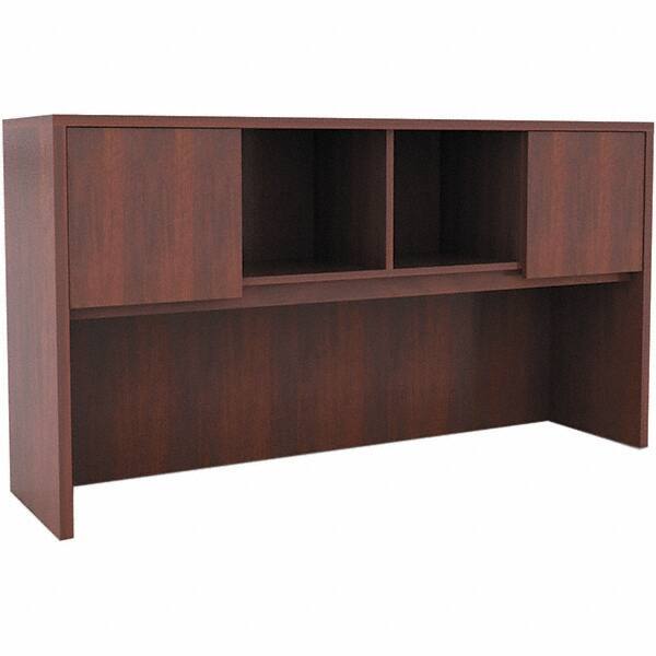 ALERA - 58.88" Long x 35-1/2" High x 15" Deep, Kneespace Credenza - Medium Cherry, Woodgrain Laminate - A1 Tooling