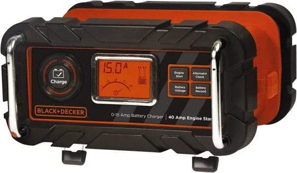 Black & Decker - 12 Volt Automatic Charger/Maintainer - 15 Amps, 40 Starter Amps - A1 Tooling