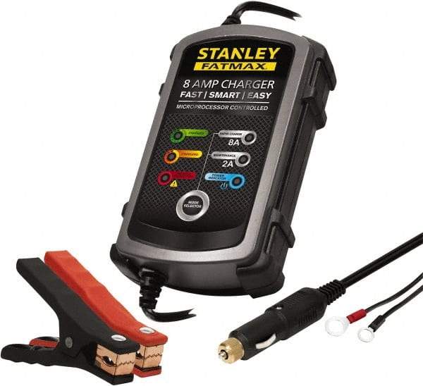 Stanley - 12 Volt Automatic Charger/Maintainer - 8 Amps - A1 Tooling