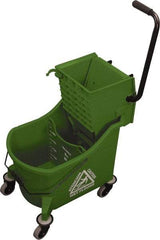 O-Cedar - 36 Qt Plastic Bucket & Wringer - 23" Long x 38" High x 14" Wide, Green - A1 Tooling