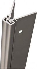 Stanley - 95" Long x 5" Wide, Aluminum Continuous Hinge - 0.11" Thick, With Holes - A1 Tooling