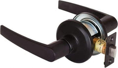 Stanley - Grade 2 Passage Lever Lockset - 2-3/8 & 2-3/4" Back Set, Keyless Cylinder, Brass Alloy, Oil Rubbed Bronze Finish - A1 Tooling