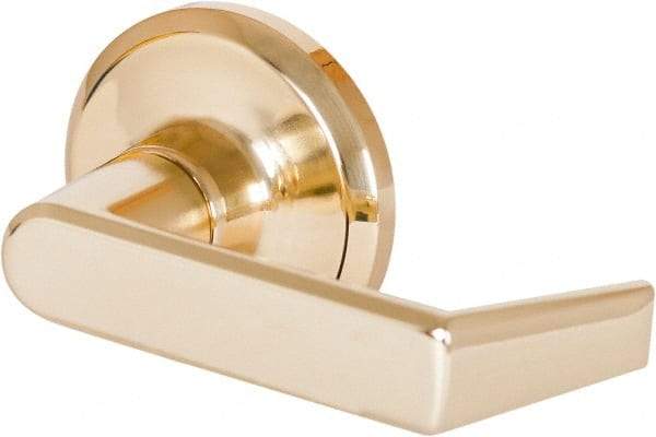 Stanley - Grade 2 Dummy Lever Lockset - 2-3/8 & 2-3/4" Back Set, Keyless Cylinder, Brass Alloy, Bright Brass Finish - A1 Tooling