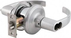 Stanley - Grade 2 Storeroom Lever Lockset - 2-3/8 & 2-3/4" Back Set, Brass Alloy, Satin Chrome Finish - A1 Tooling